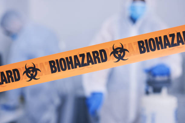 Professional Biohazard technician working in Clements, CA